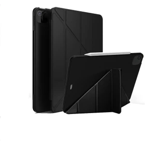 iPad Pro 11 2021 Angle Serisi Standlı Deri Kılıf - Siyah