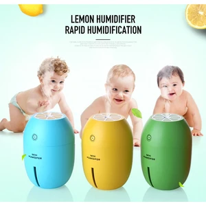 180 ml Limon Şeklinde Mini Oda Hava Nemlendirici Buhar Makinesi
