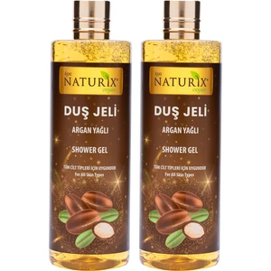 Argan Yağlı Duş Jeli 2'li Argan Oil Duş Jeli 400 ml Kadifemsi Dokunuş Nemlendirici Duş Jeli