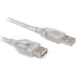Angel Of Life USB Uzatma Kablosu 3 Metre Şeffaf Powermaster