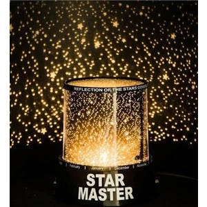 Hediye Deposu Star Master Gece Lambası Yeni Moda Renkli Yıldızlar Sky LED Gece Işığı