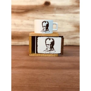 Hediye Deposu Atatürk Özel Tasarım Doğal Ahşap Kutulu Kupa