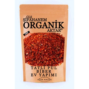 GLŞ Şifahanem Organik Aktar Tatlı Pul Biber Ev Yapımı 100 gr