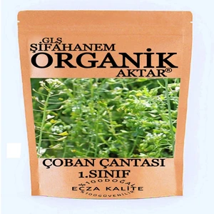 GLŞ Şifahanem Organik Aktar Çoban Çantası Çayı 100 gr  ( Kurusu Bitkisi Otu )
