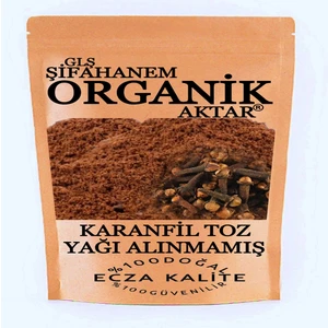 GLŞ Şifahanem Organik Aktar Karanfil Toz 100 gr Yağı Alınmamış