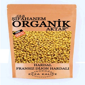 GLŞ Şifahanem Organik Aktar Sarı Hardal Tohumu 100 gr  Yağı Alınmamış