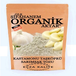 GLŞ Şifahanem Organik Aktar Sarımsak Tozu 100 gr  Yağı Alınmamış Kastamonu Taşköprü
