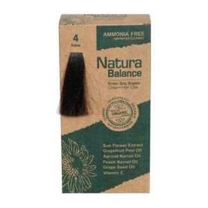Natura Balance Organıc Saç Boyası 4 Kahve