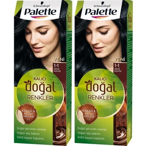 Naturals Colors Saç Boyası 2 Li 1.1 Gece Mavisi