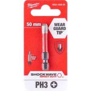 Mılwaukee 4932430858 Bits Uç Ph3 50MM 1'li Pkt Shockwave