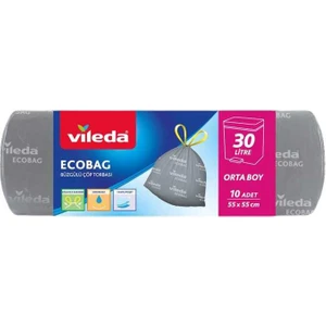 30 Litre Orta Boy 15'li Büzgülü Kokusuz Çöp Torbası