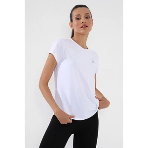 Tommy Life Beyaz Kadın Basic Kısa Kol Standart Kalıp O Yaka T-Shirt - 97144