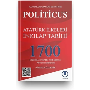 Politicus Yayınları Atatürk Ilkeleri Inkılap Tarihi Soru Bankası