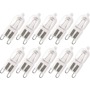 Halopın Pro 220 Volt G9 Kapsul Halojen Ampul 2800 Kelvın Sarı Işık 48W 10'lu