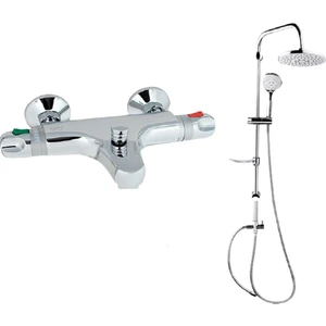 Gpd Termostatik Banyo Bataryası TBB01 ve Robot Duş Seti DST19-2