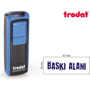 9512  Kaşe Kişiye Özel Firma Şirket Cep Kaşesi