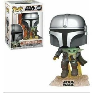 Pop Figür - Star Wars: The Mandalorian- Mando Flying W/jet