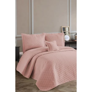 Evlen Home Collection Hayal Dantelli Yatak Örtüsü 4 Parça