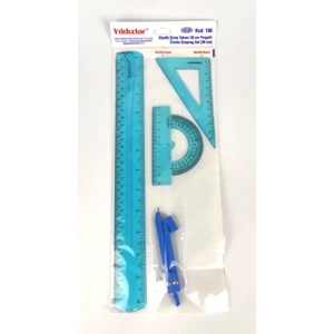 Elastik Çizim Seti 30 cm Mavi