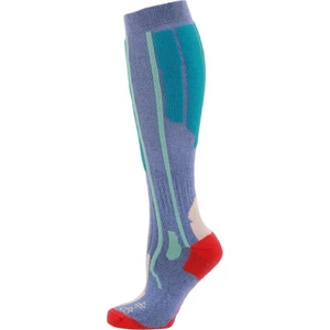 Ski Socks Erkek Kayak Çorap Mavi Yeşil