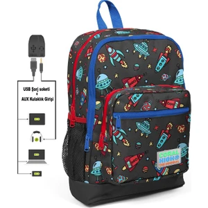 Coral High 23279 Usb-Aux Soketli Sırt Çantası