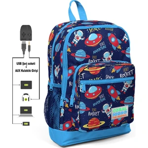 Coral High 23280 Usb-Aux Soketli Sırt Çantası