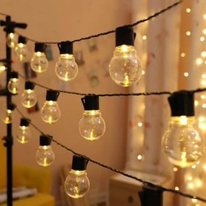 10 LED 3.5 M Güneş Enerjili Su Geçirmez 8 Mod LED Bahçe Teras Balkon Ağaç Solar Aydınlatma