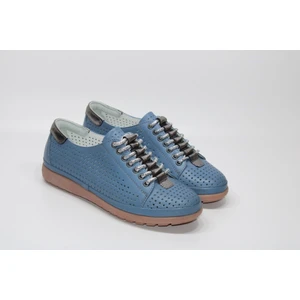 Mary Jane Maryjane Hakiki Deri  Bağcıklı Günlük Rahat Ayakkabı