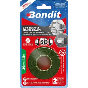 Çift Taraflı Montaj Bandı 20 mm x 1.5 Metre (BNMD2015)
