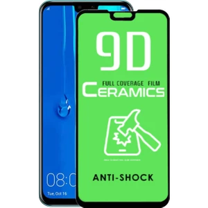 Kzy Huawei Y9 2019 Tam Kaplayan Seramik Nano Esnek Ekran Koruyucu Cam