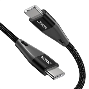 60W USB-C to USB-C Hızlı Şarj Destekli Data Kablosu - 2 Metre - XCC-1004 - Siyah