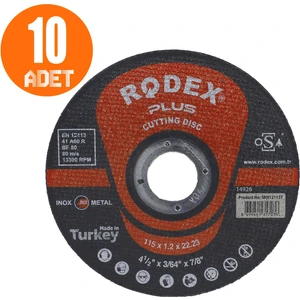 Spiral Taşlama Inox Metal Kesici Taş Diski 115 x 1.2 mm  10 Adet