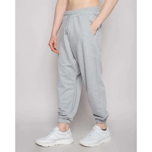 Oversize Alt Gri Melanj Eşofman