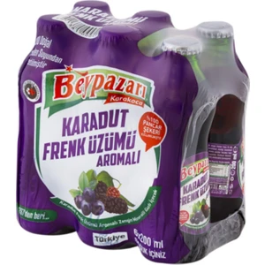 Karadut Frenk Üzümü Aromalı Maden Suyu 6'lı 200 ml