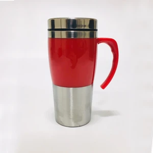 Kupa Bardak Termos 450ML Kahve Termos Bardak Kırmızı
