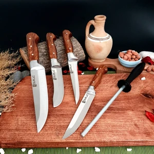 Mutfak Bıçak Seti 5 Parça Et Bıçağı Kasap Bıçağı Sürmene