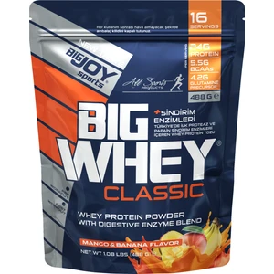 Bigjoy Sports   Big Whey Classic Whey Protein Tozu  Muz  Mango Aroma 488 gr