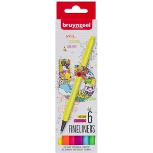 Basic Neon Colour Fınelıners 6'lı