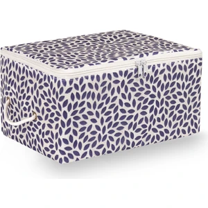 Rek Home Küçük Boy Yaprak Baskılı Hurç 30 x 22 x 18 cm