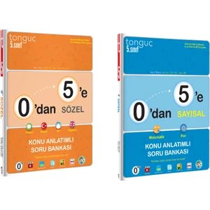 Tonguç Akademi Tonguç 0'dan 5'e Sayısal ve Sözel