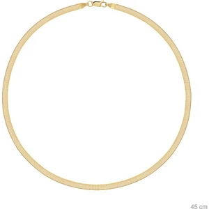 Coşar Silver 5,5 mm İtalyan yassı 925 Ayar Gümüş zincir 45 cm