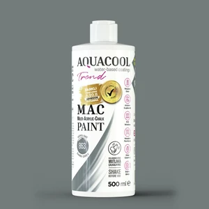 Trend M.a.c Hobi Boyası Su Bazlı Akrilik 500 ml 863 - Koyu Gri