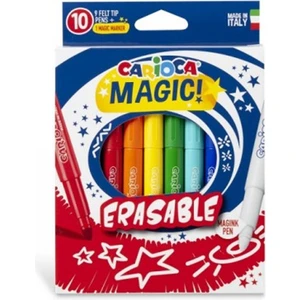 9 Renk+1 Düzeltici Beyaz Silinebilen Sihirli Keçeli Boya Kalemi 41457