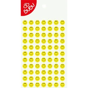 Lüx Epoxy Gülen Yüz 1 Cm. Sticker LS0043