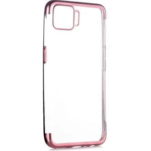 Oppo A73 Kılıf Köşeleri Renkli Kamera Çıkıntlı Şeffaf