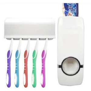 Diş Macunu Sıkacağı ve 5li Fırça Tutucu