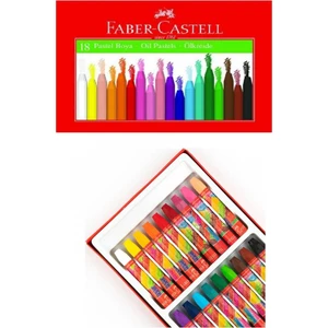 Pastel Boya 18 Renk Karton Kutu Pastelboya