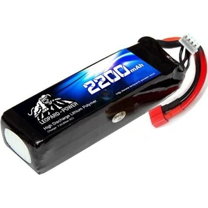 Leopard Power 2200 mAh 7.4V 2S 30C Lityum Polimer Lipo Batarya Pil T Plug