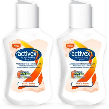 Activex Antibakteriyel El Temizleme Jeli Aktif 2 x 100