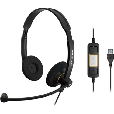 Sennheiser Sc 60 USB Çift Taraflı Taçlı USB Kablolu Kulaküstü